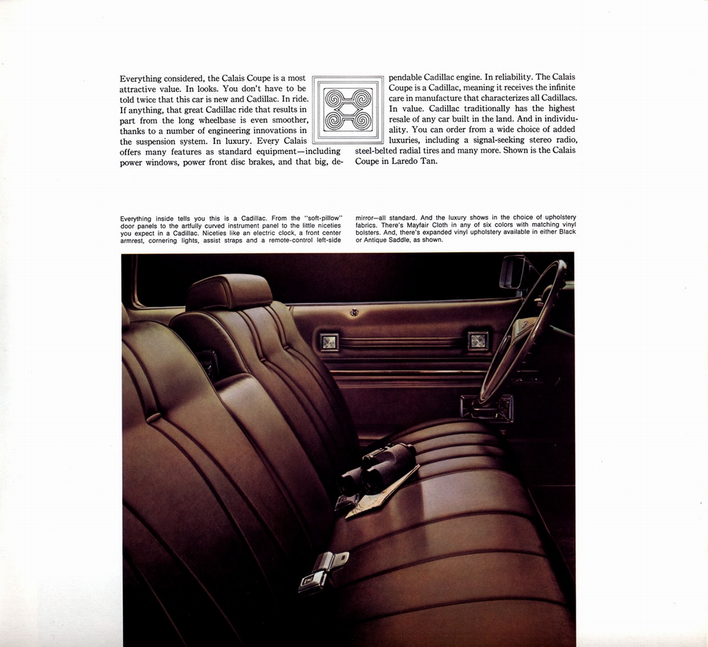 1973 Cadillac Prestige Brochure Page 13